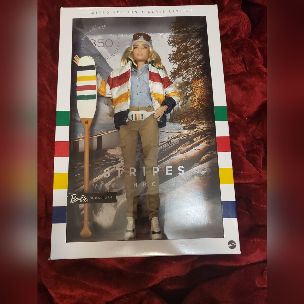 Barbie 350 Years of Adventure HBC Stripes Limited Edition